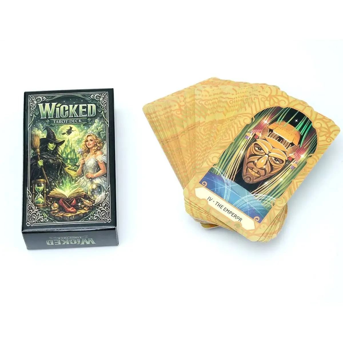 Wicked Tarot Deck - Full 78-Card Traditional Tarot Set Fantasy-Themed Divination Cards for Beginners and Collectors — image 5