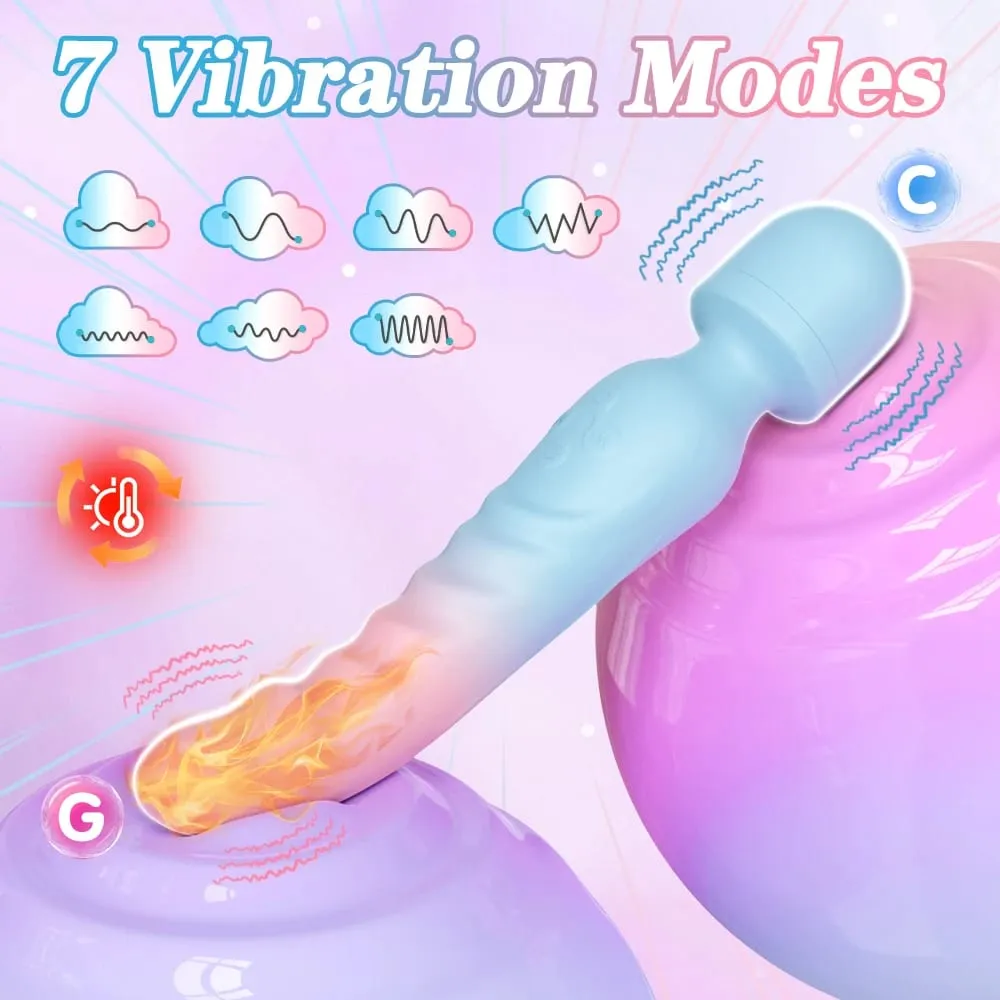 Heating AV Vibrator Sex Toys for Women Powerful G Spot Dildos Magic Wand Vagina Stimulator Female Masturbation Adult Products 18 — image 2