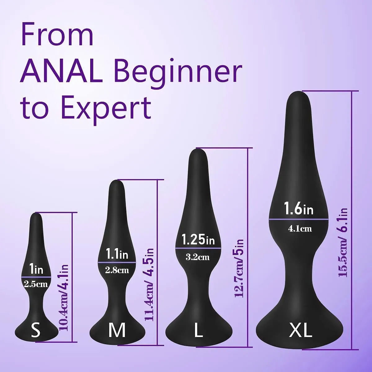 Beginner Silicone Butt Plug Anal Plug for Men Women Prostate Massager for Gay Mini Anal Bullet Masturbator Sex Toy for Men — image 6
