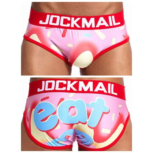 Diversão divertida sexy roupa interior masculina impressão cuecas de seda gelo cueca gay masculino calcinha deslizamento 21 padrão design shorts — image 45