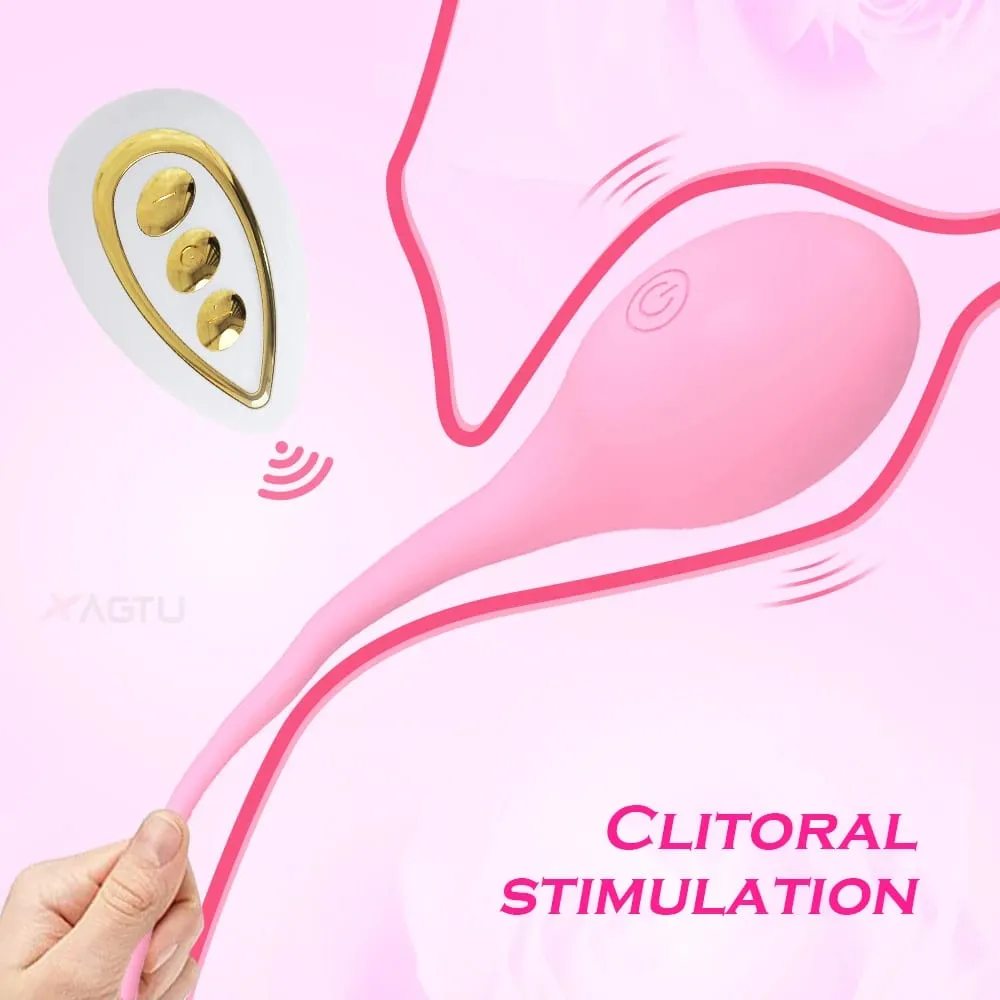 Remote Control Vaginal Vibrator Para sa Mga Babae Nipple Clitoris Stimulator Magsuot ng Vibrating G-Spot Love Egg Massager Mga Sex Toys para sa Matanda — image 3