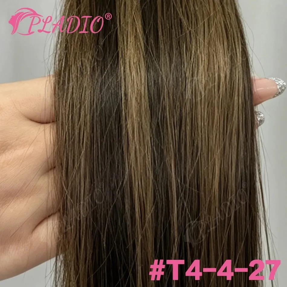 Tape in Hair Extensions Human Hair Color P18-60 14-22Inch 50g 20pcs Skin Weft Seamless Tape in Real Remy Straight Hair for Women — image 8