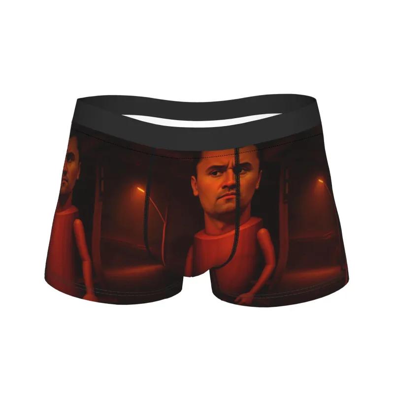 Charlie Kirk Meme Boxer Shorts Bolsa Cueca de Alta Qualidade Alfândega Shorts Cuecas Novidade Calcinhas Masculinas Plus Size 2XL