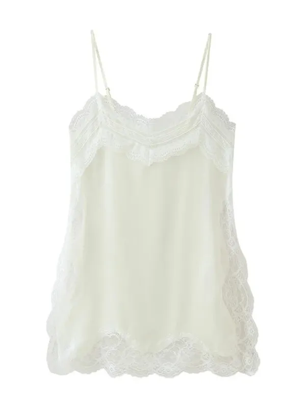 Vestido de cetim marrom com emenda de renda, elegante, bainha irregular, decote em v, costas nuas, sem mangas, vestido chique para mulheres, festa em clube — image 18
