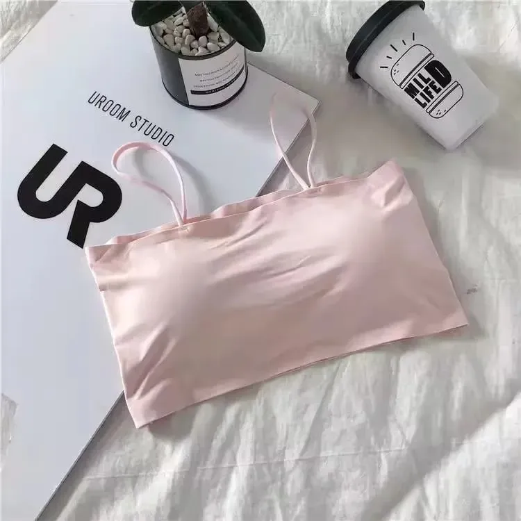 Comfortable Waist Beauty Back Wrap Chest Tube Top Girl No Steel Ring Camisole Bra Underwear New Female Simple Beauty Back — image 14