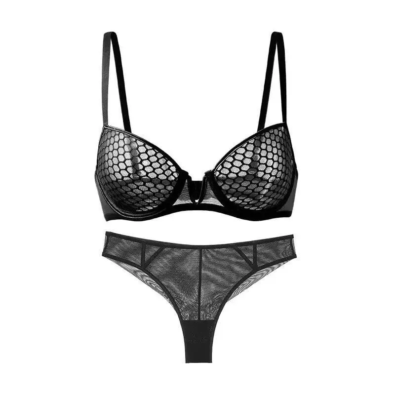 Summer Style Ultra-Thin Minimizer Bra Set Ladies Large Bust Soft Underwire Side Support Anti-Sagging Everyday Lingerie — image 3