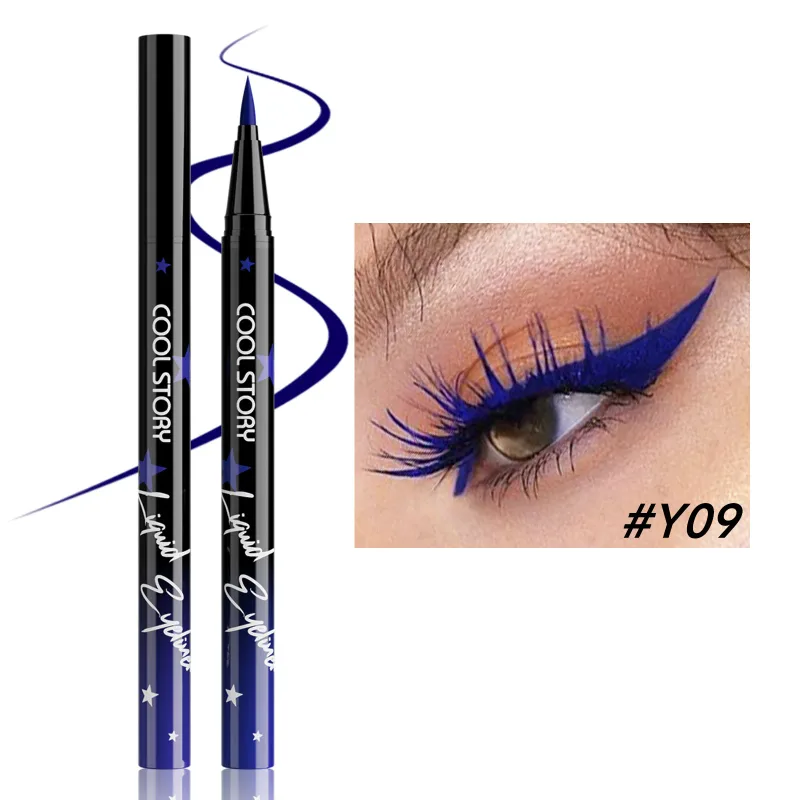 Red White Black Waterproof Eyeliner Pencil Untra-fine Liquid Eye Liner Pen Quick Dry Long Lasting Non Smudge Makeup Cosmetics — image 9