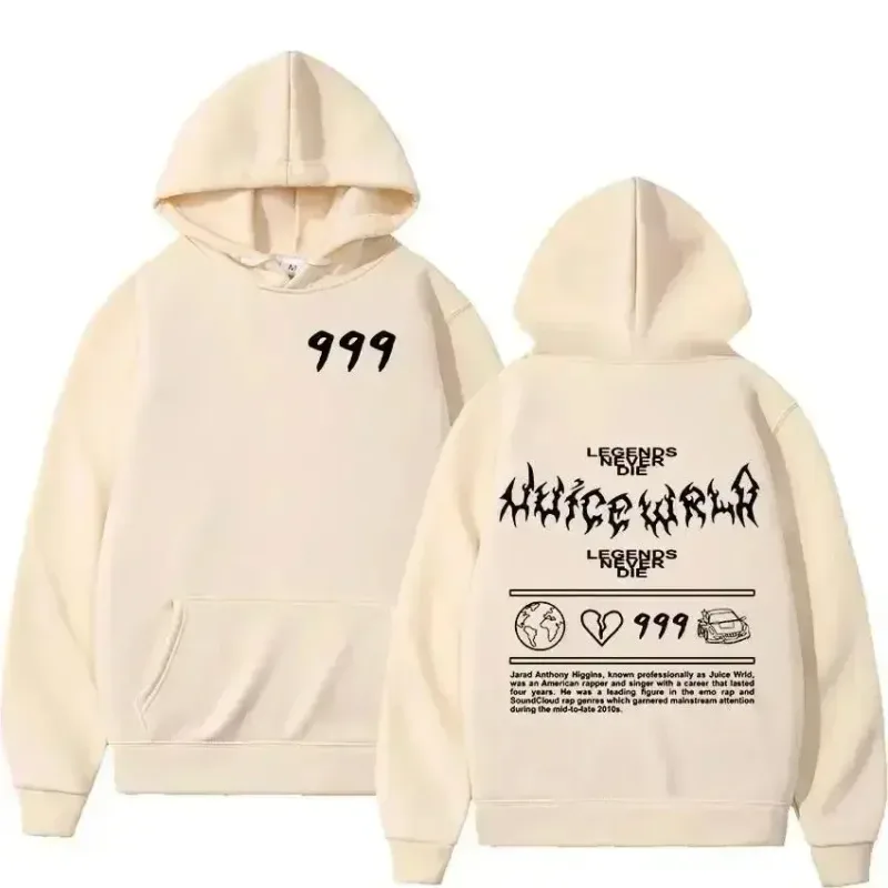 Juice WRLD Hoodies Men Women's Hooded Sweatshirts Fashion Hip Hop Casual Pullovers Autumn Boys Girls Black Streetwear Juicewrld — image 24