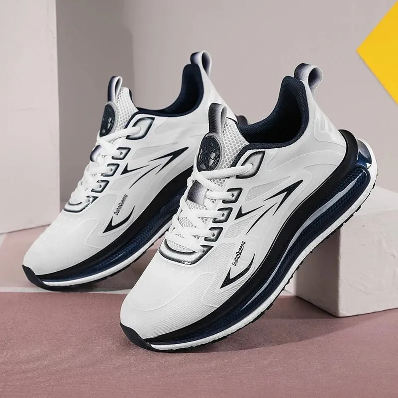 Outdoor Sneakers Couple Breathable Anti Slip Cushioning Road Running Shoes Men Jogging Sport Shoes Lightweight Mens Casual Shoes — image 3