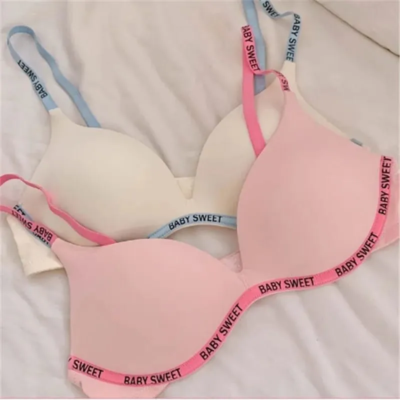 Seamless Wirefree Bra For Young Girls Light Padding Push Up Effect Bralette Set Pure Style Comfort Underwear Teens Lingerie AU — image 6
