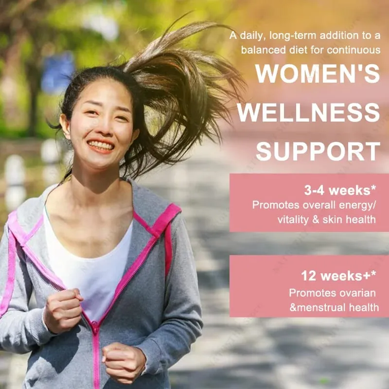 Myo & D-Chiro Inositol Capsule with Folate For Women's Hormone Balance Ovarian Function Health