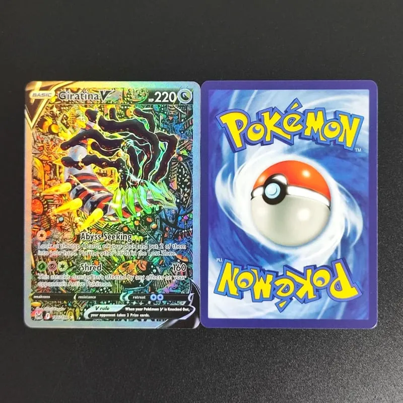 Pokemon Card PTCG Foil Proxy English Gengari Rayquaza Vmax Giratian Lugia V Mew Latias Latios EX Collectibles Trading Card Game