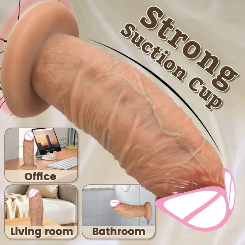 Μακρύ πέος Big Dick Super Realistic Thick Dildos Πρωκτικό Dildo Κολπικό Διαστολέα Παιχνίδι σεξ ενηλίκων Γυναικείο Αυνανισμός Buttplug — image 2