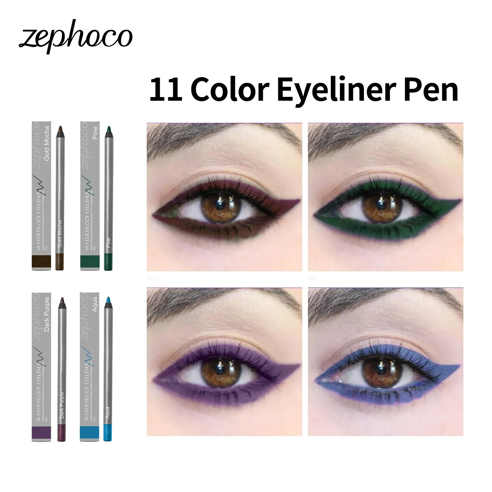 Waterproof Eyeliner Pen Natural Outline Line Quick-Drying Beginner-Friendly Eye Makeup Anti Smudge Eyeliner Eyes Makeup Cosmetic — image 2