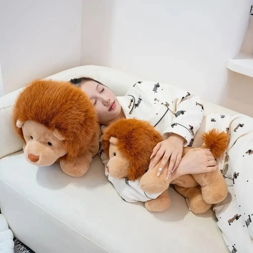 New Design Soft Lion Animal Pillow Emotional Support Cute 15.8inch Pillow — image 4