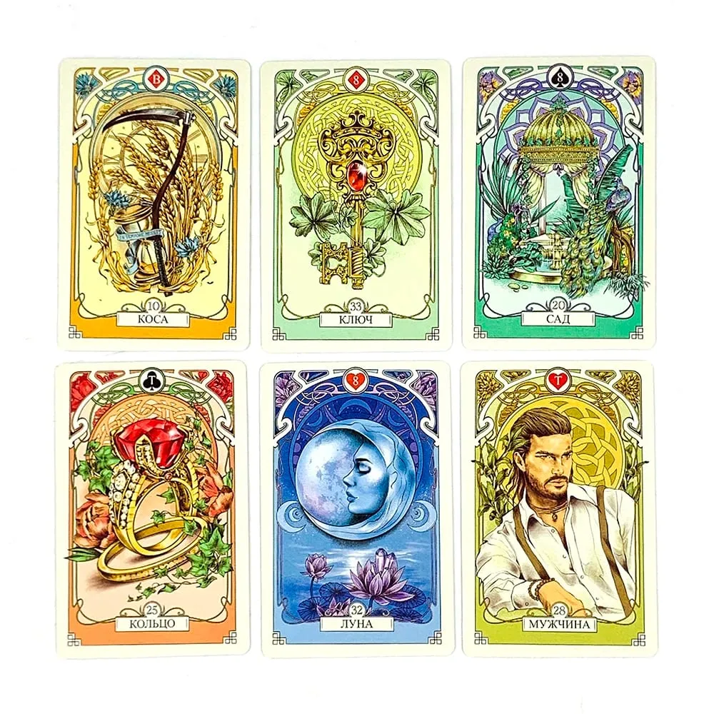 New Oracle Cards A 37 Deck Russian Version Board Playing Games Oracle Cards For Family and Friends Party Holiday Games — image 4