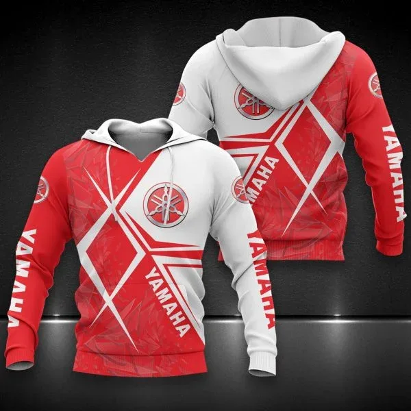 Yamaha Motorcycle Men's Hoodie 3D Printed Pullover High Quality Street Style Sweatshirt Windbreaker Sportswear — image 4