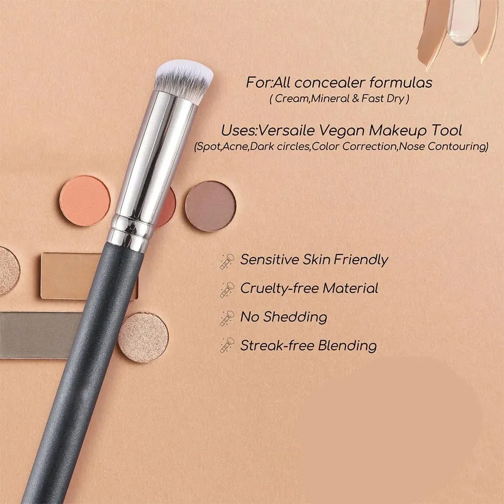 2 PCS Makeup Brushes Rectangular Foundation Brush & Concealer Brush for Contouring Blending Powder/ Foundation Application — image 5