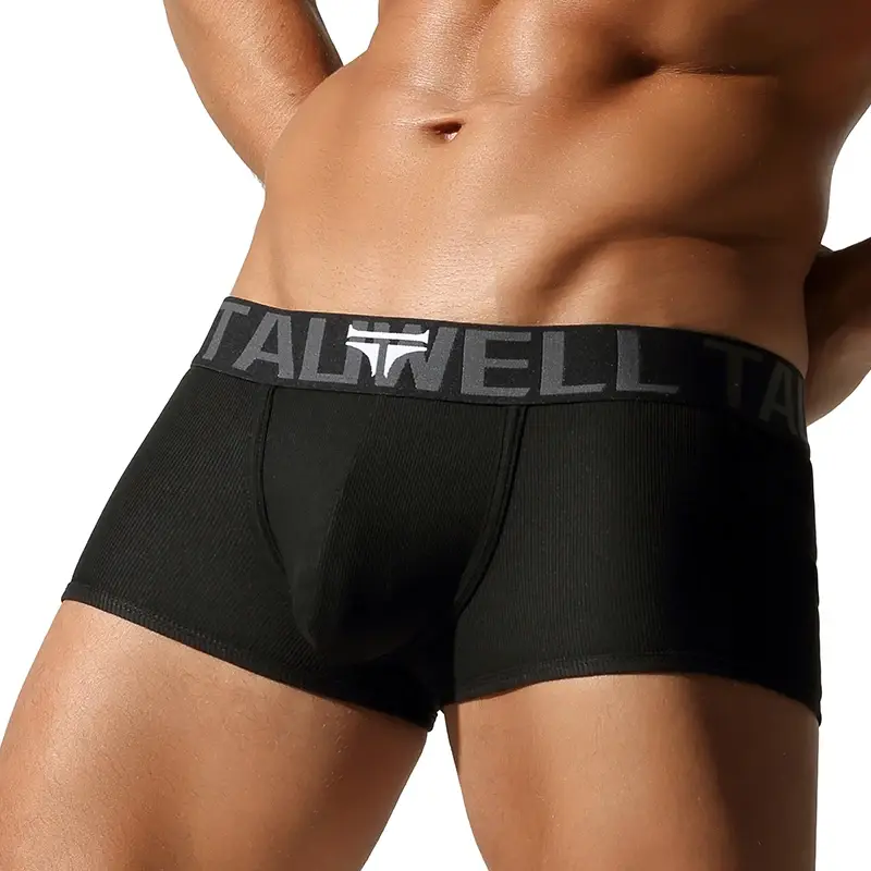 Herrunderkläder, avancerade boxershorts, enfärgad, hög elasticitet, slim fit, andas — image 3