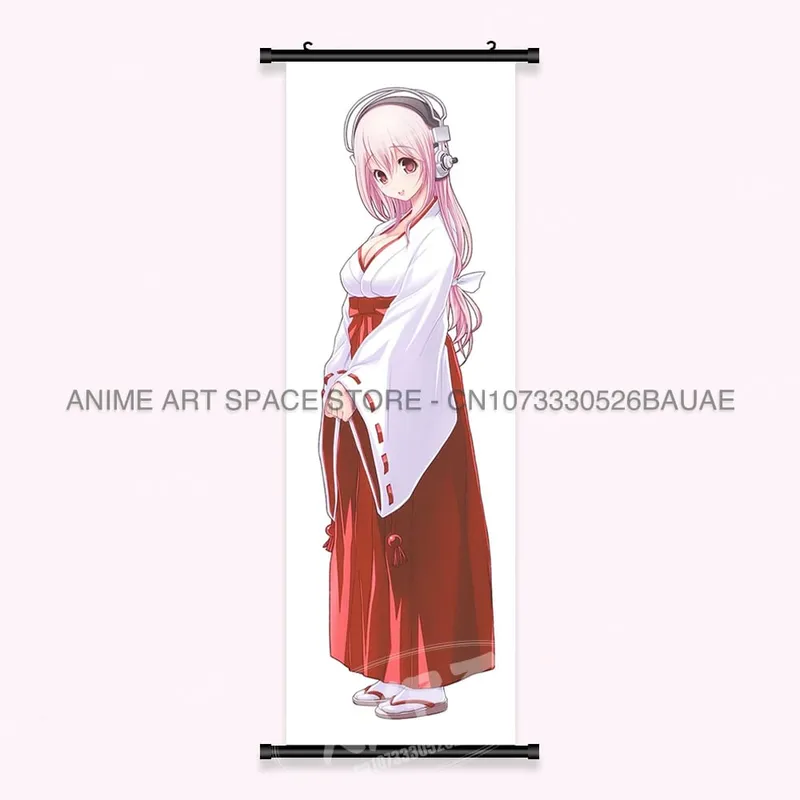 Video game Wall Artwork Canvas Scrolls Picture Anime Movie Role Poster Hanging Painting Print Home Decoration For SUPER SONICO — image 15