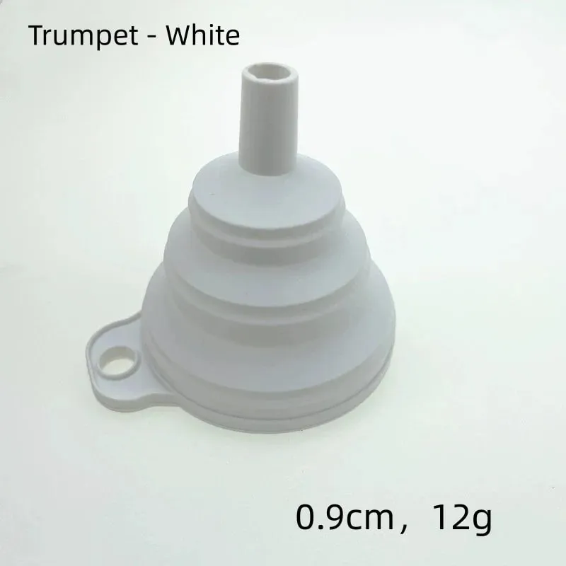 1/3/5/10 pcs S L Folding Silicone Funnel for Filling Bottles Kitchen Silicone Funnel Collapsible Kitchen Gadgets Oil Filler — image 11