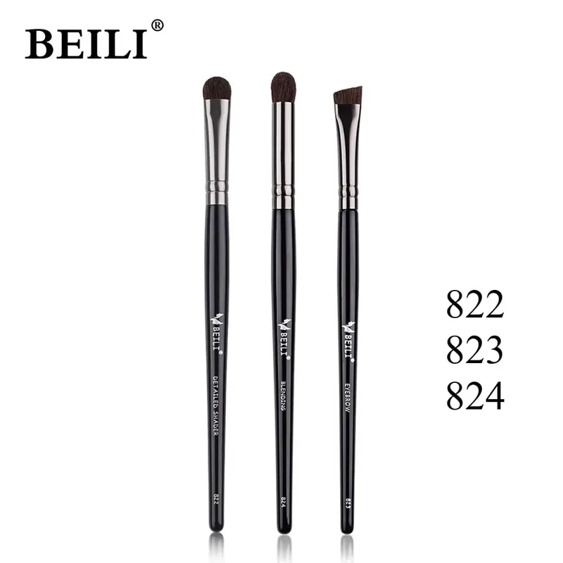 Eye Soft Bristle Eyeshadow Brushes 9-piece Set Eye Makeup Smudge Undercover Eyeliner Blade Eye Detail Small Makeup Brushes — image 9