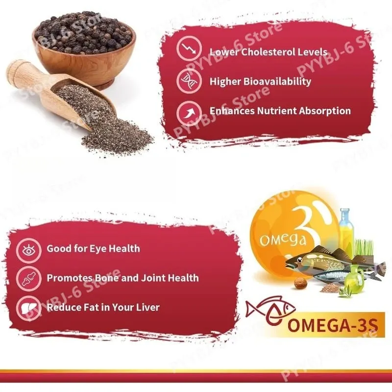 CoQ10 300mg Softgels with PQQ Omega-3 Coenzyme Q10 High Absorption Antioxidant Daily Energy Support Non-GMO 120 Count Adults