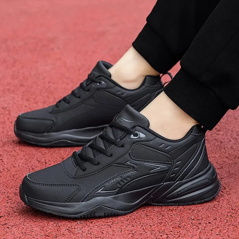 Men's classic retro casual sports shoes Four seasons soft-sole waterproof outdoor running shoes breathable light sneakers 39-48