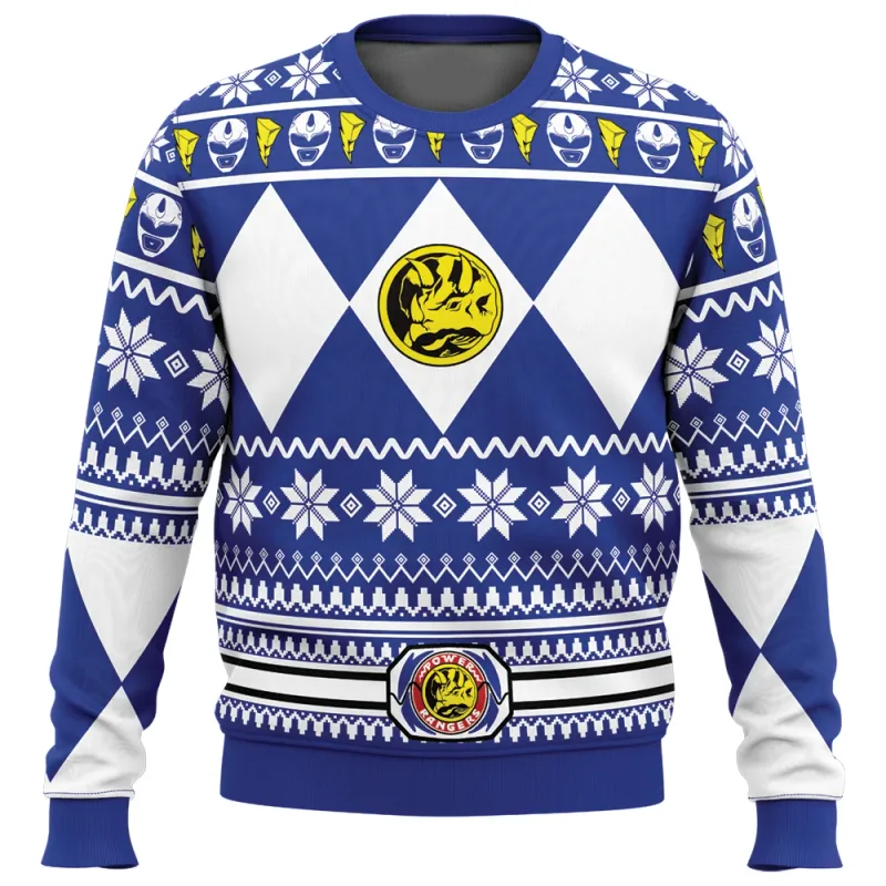 Masculino e feminino outono_inverno novo poderoso morphin multi cor ranger power ranger feio suéter de natal festa de natal com capuz — image 5