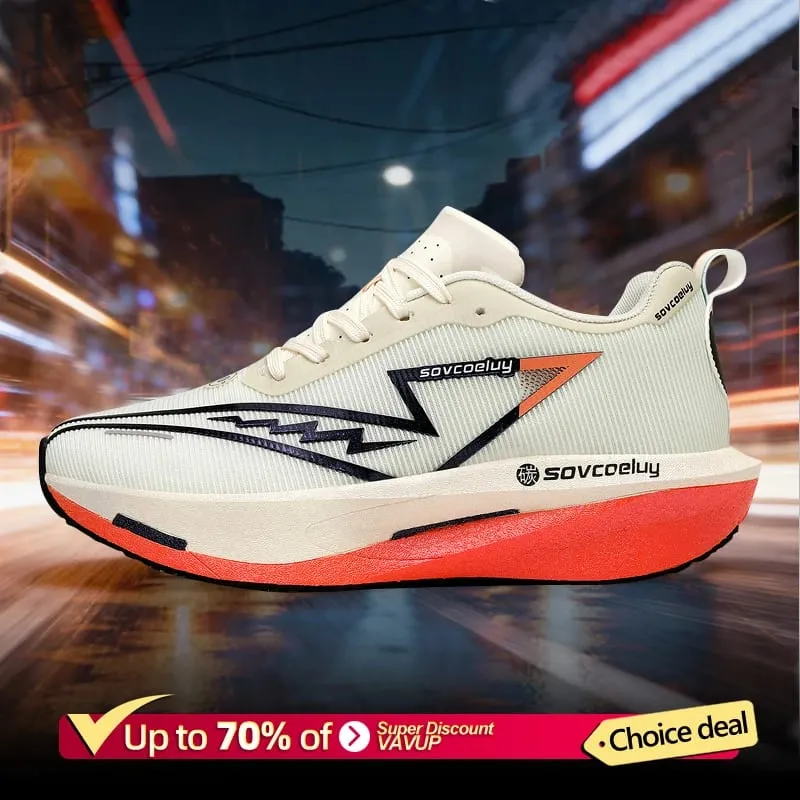 Carbon Board Marathon Men Running ShoesSpeciality Sports Breathable Lightweight Women's Comfortable Athletic Chunta Sneakers — image 3