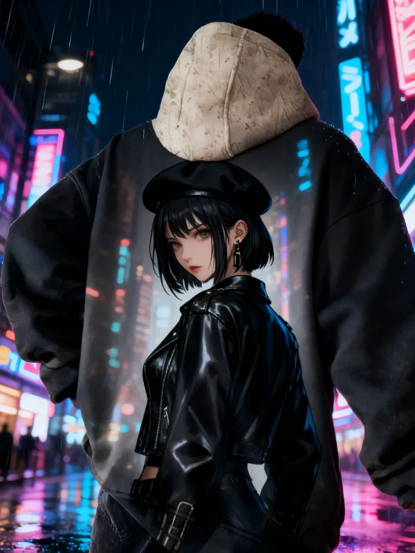 2026 quente anime menina volta padrão moletom casual manga longa com capuz pulôver impressão 3d topo moda oversized hoodies masculinos — image 3