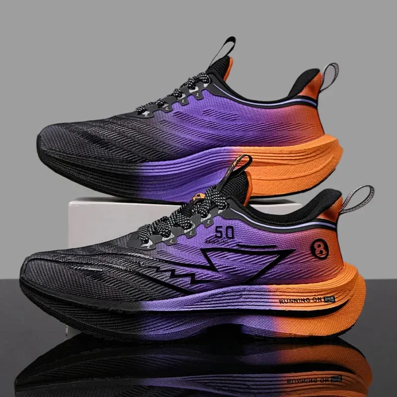 Men Sports Running Shoes Casual Marathon Breathable Lightweight Women's Comfortable Athletic Nonskid Walking Sneakers Outdoors — image 4