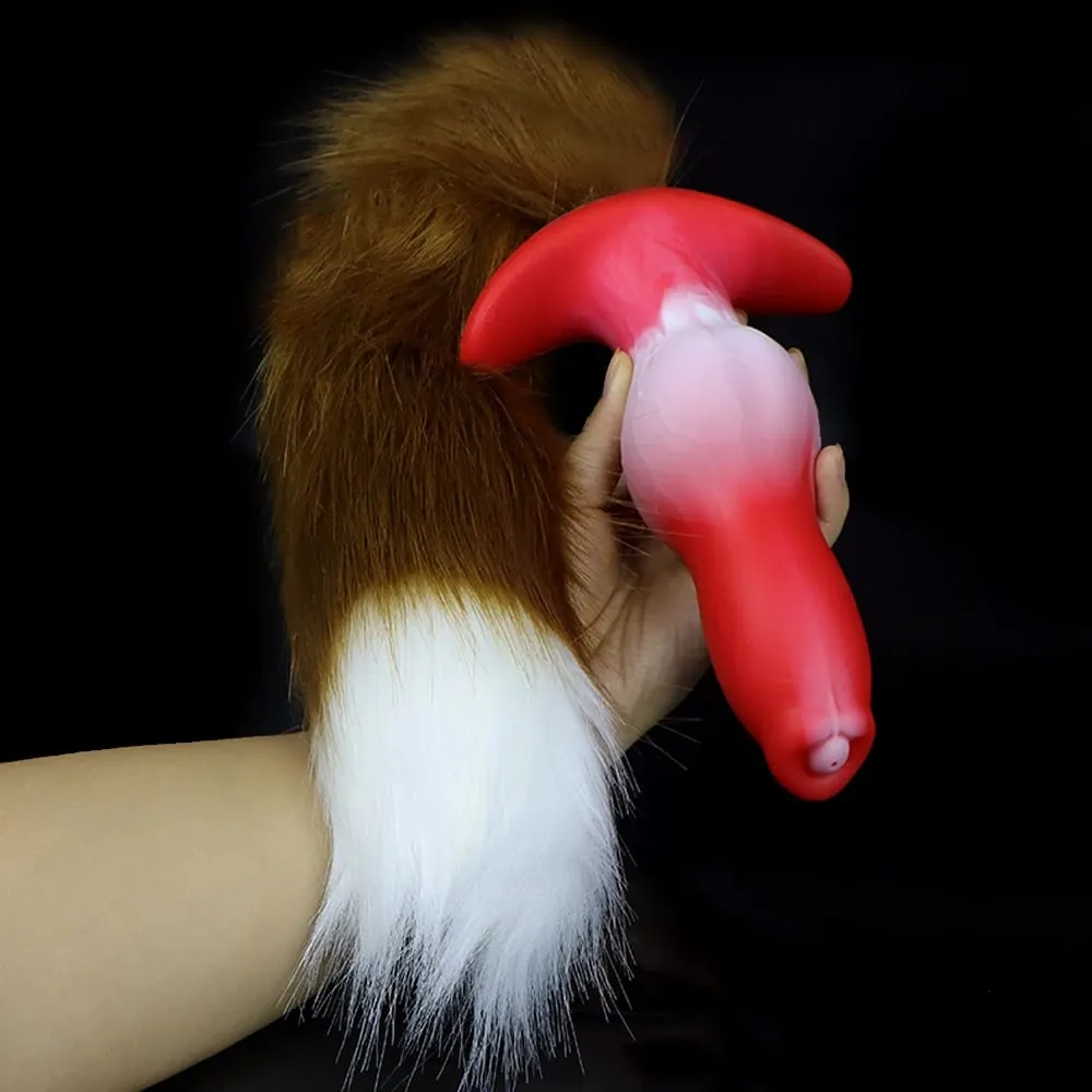 Anal Plug na may Tail BDSM Adult Sex Game Cosplay 18+ Anal Dildo para sa Babae Mga Lalaki Silicone Soft Butt Plug Gay Sex Toys para sa Party BDSM — image 3