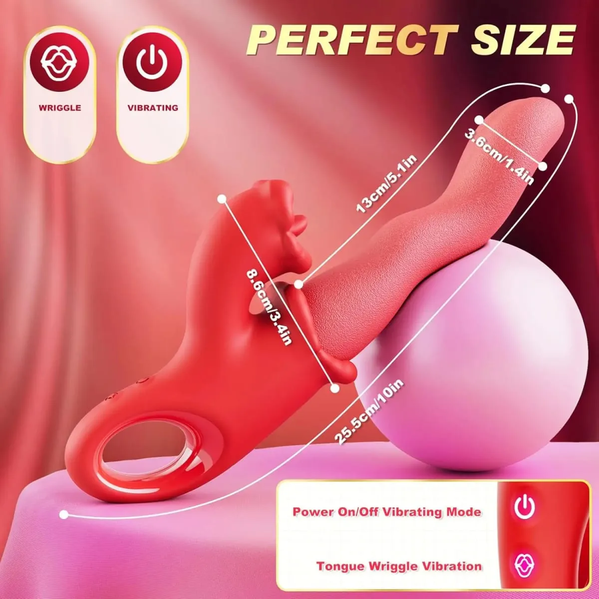 Clitoral Tongue Scroll 3 az 1-ben vibrátor nőknek Clit mellbimbók G-pont stimulátor női vagina masszírozó vibrátor felnőtt szexjátékok — image 6