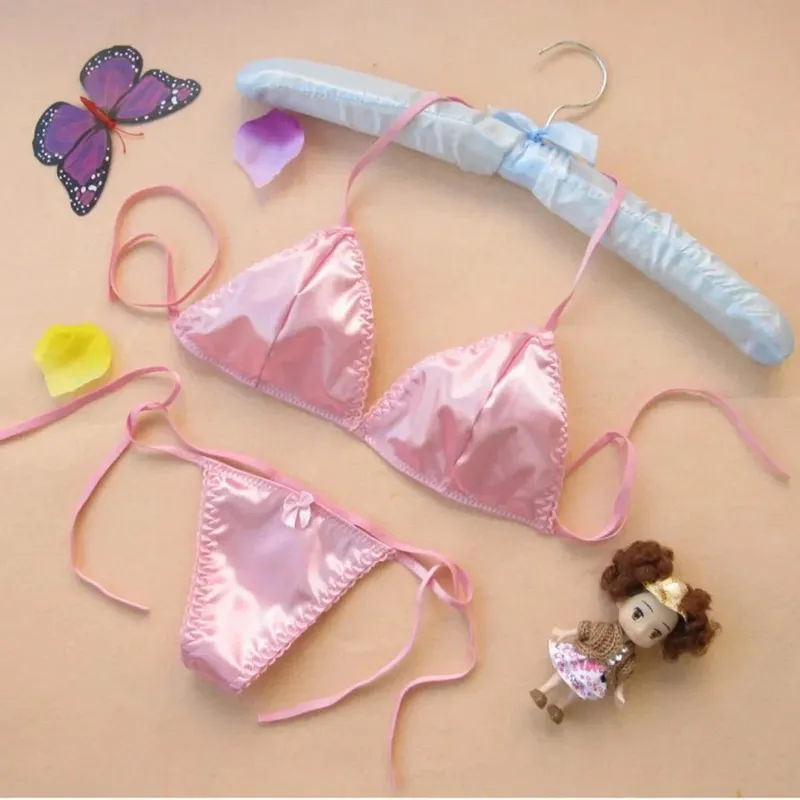 Nyaste sidentrosa G-string Spets Sexiga Underkläder Dam Sexiga Trosor Kvinna Låg midja String Spets Underkläder Intimates Strings T-back — image 8