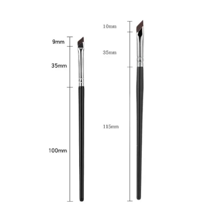 1-16pcs Upgrade Blade Eyeliner Brush Ultra Thin Fine Angle Flat Eyebrow Brush Liner Brow Place Makeup Brush Precise Detail Brush — image 8