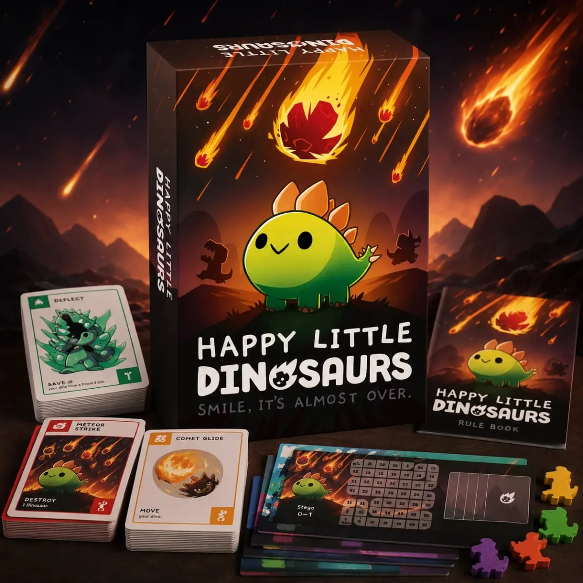Happy Little Dinosaurs Cute Survival Strategy Card Board Game Fun Adventure Family Party Kids Adults Gift English Version — image 2