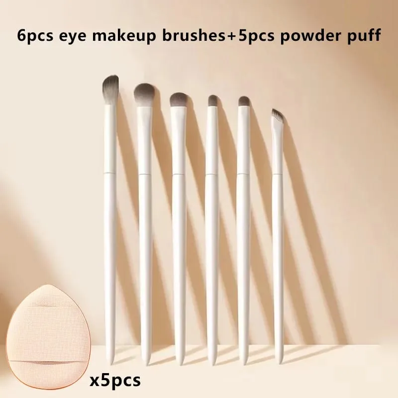 5/6/8/10pcs Makeup Brushes Set Professional Soft Eye Makeup Brushes Contouring Eyeshadow Eyeliner Eye Detail Brush Makeup Tools — image 13