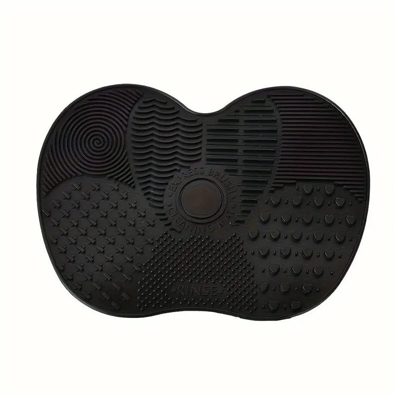 Silicone Apple-Shaped Makeup Brush Cleaning Mat With Suction Cup Deeply Cleans Makeup Brushes Making Brushes Fluffy And Soft — image 8