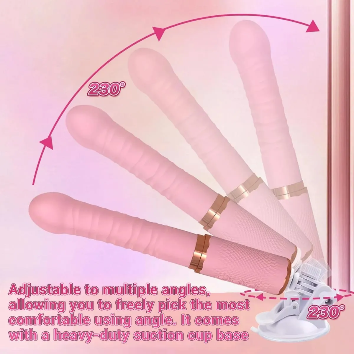 Dual Motor Realistic Thrusting Dildo Vibrator With Heating 10 Mode Sex Toys Vibrator Clitoral Stimulator For Anal Stimulation — image 5