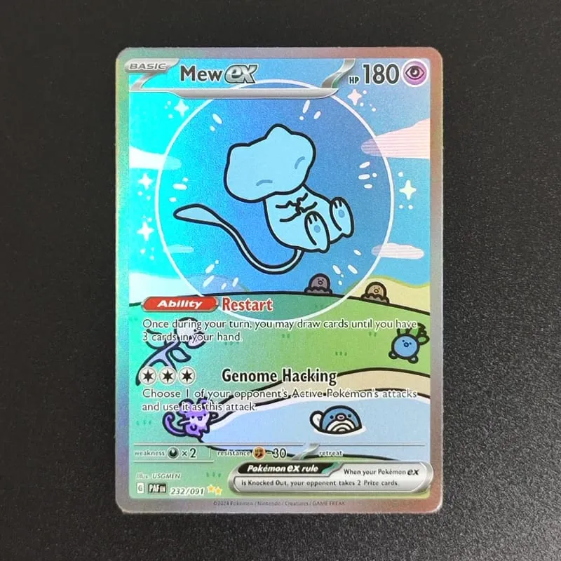 Proxy PKM Card English Rocket Mewtwo MEW GX EX Vmax TCG Collection Trading Card Game — image 2