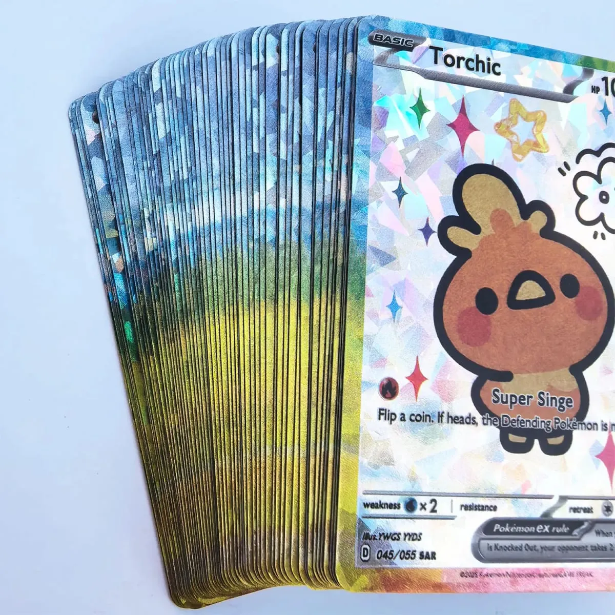 Shiny 55Pcs Cute DIY Card Pokemon Holographic Anime Version Classical Collection Cards Gengar Charizard — image 4