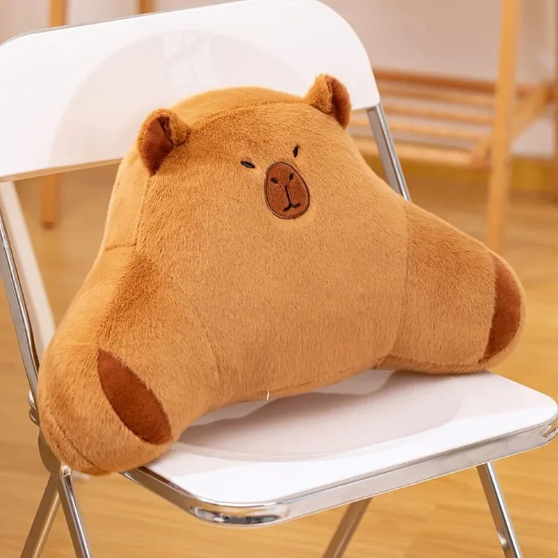 50cm Cute Capybara Cushion Comfortable Car Lumbar Support Pillow Lumbar Backrest Cushion Suitable For Home And Office Use — image 6