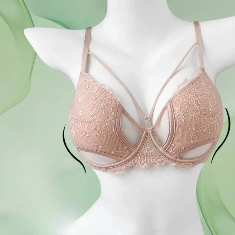 1. BANERDANNI סקסית Pure Desire חזיית סט מזער חזה גדול תמיכת Push Up Side אנטי צניחת הלבשה תחתונה נגד התרחבות חמה מכירה הטובה ביותר — image 2