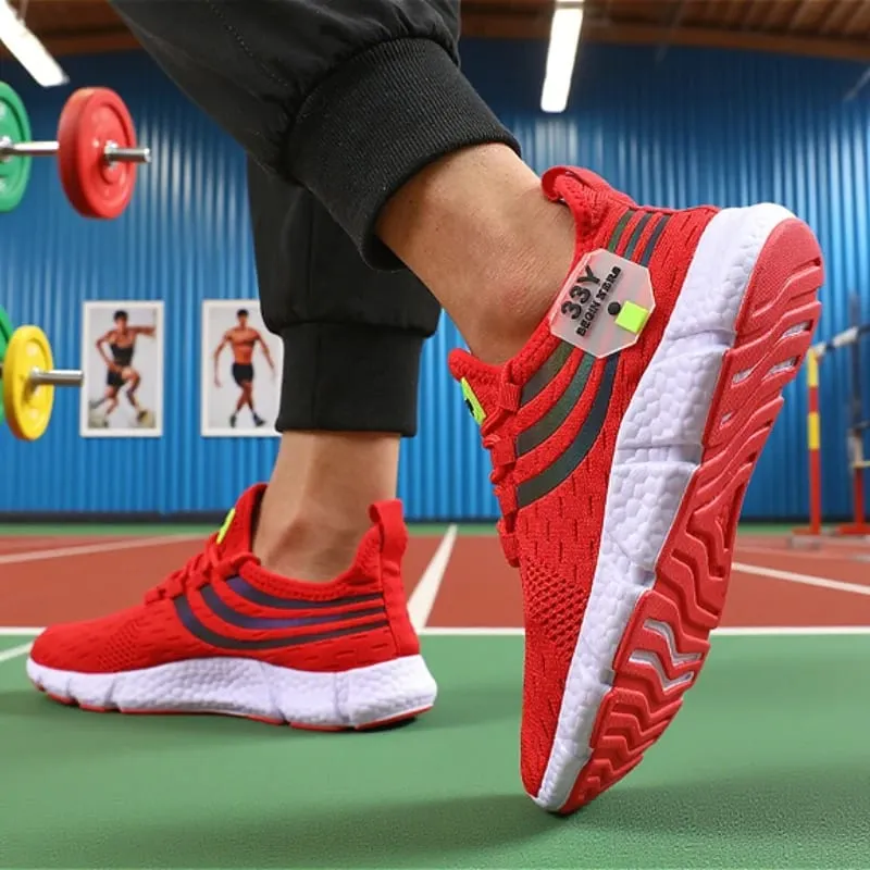 Men's Mesh Sneakers Lightweight Comfortable Soft Breathable Running Shoes Athletic Jogging Tenis Multi Colored Walking Shoes Men — image 2