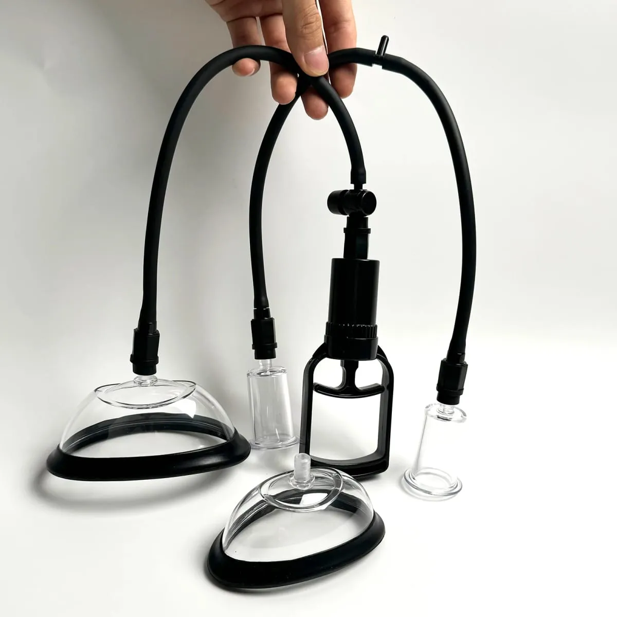 Manual Vagina Pump Female Breast Massager Pussy Pump Breast Sucking Massager Vaginal Clitoral Suction Cup Women Adult Sex Toys — image 5