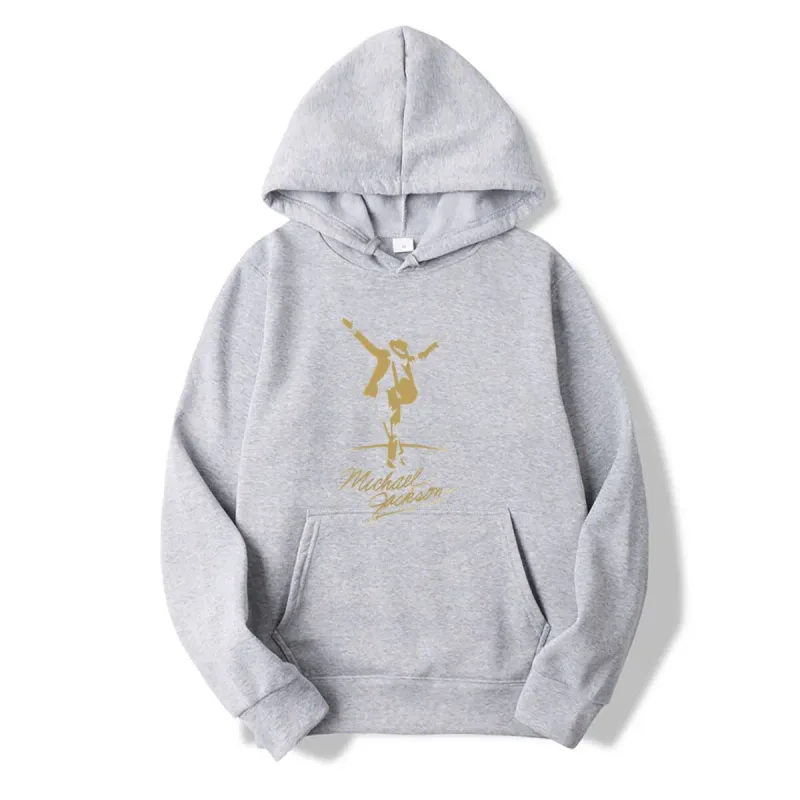 2026 Michael Jackson Gold Men Hoodies — image 3