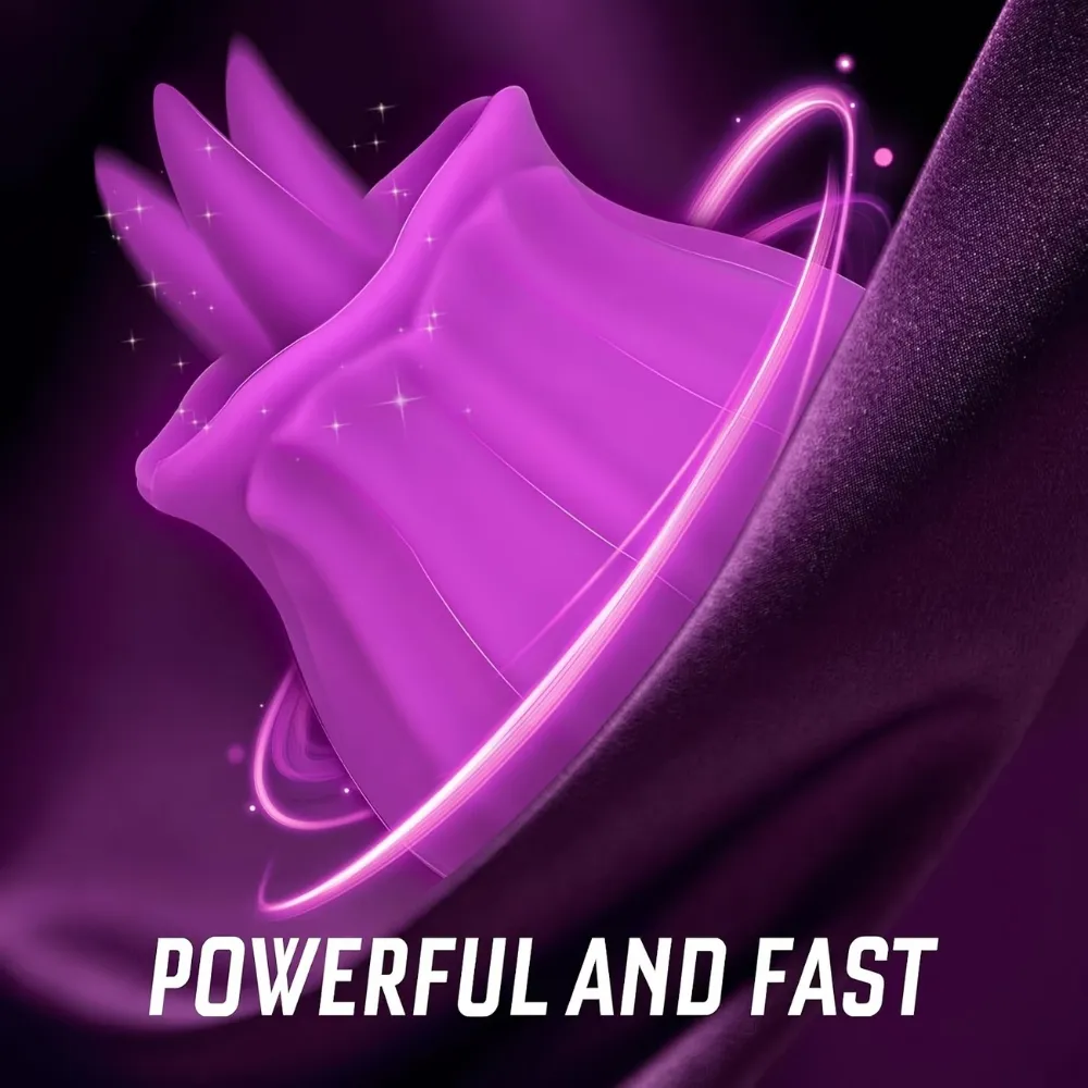 Kraftfull sugande Vibrator för kvinnor Vakuum Klitoris Stimulator Kvinna Oral Bröstvårtor Klit Sucker Vibrerande Vuxna Sex Rose-leksaker — image 2