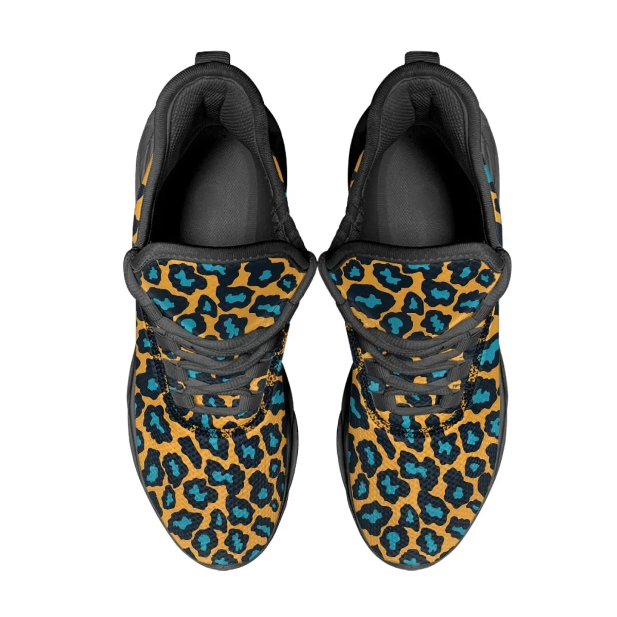 Trendy Leopard Print Men's Running Shoes Fashion Sneakers for Mens Slip-On Non Slip Men’s Blade Sneakers