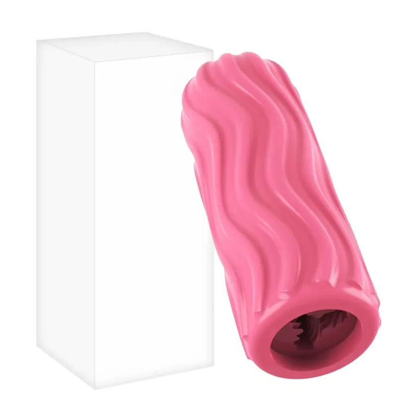 Portable Male Masturbation Cup for Men Safe Soft Fidget Toys Orgasm Male Masturbator Sex Toy Realistic Vagina Adult Goods — image 11